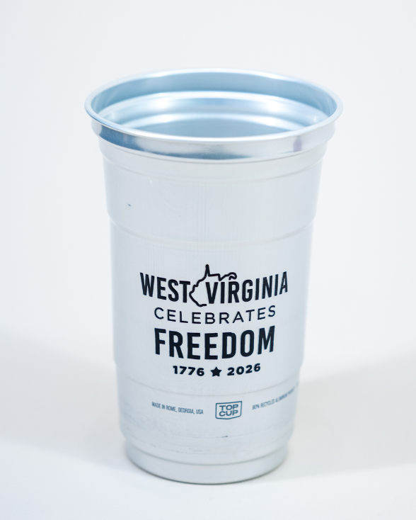 West Virginia Celebrates America's 250th Commemorative Aluminum Cup