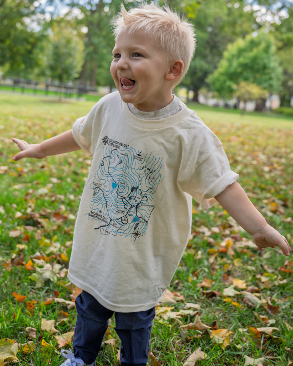 Cacapon Resort State Park Trail Map Kids Tee