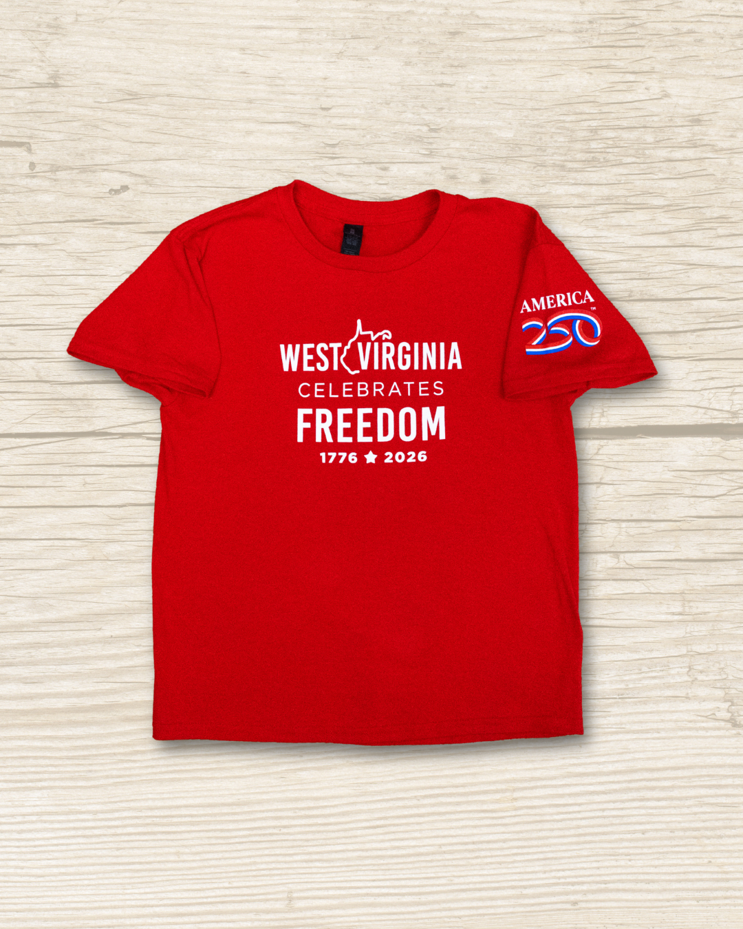 West Virginia Celebrates America's 250th Kid's Tee