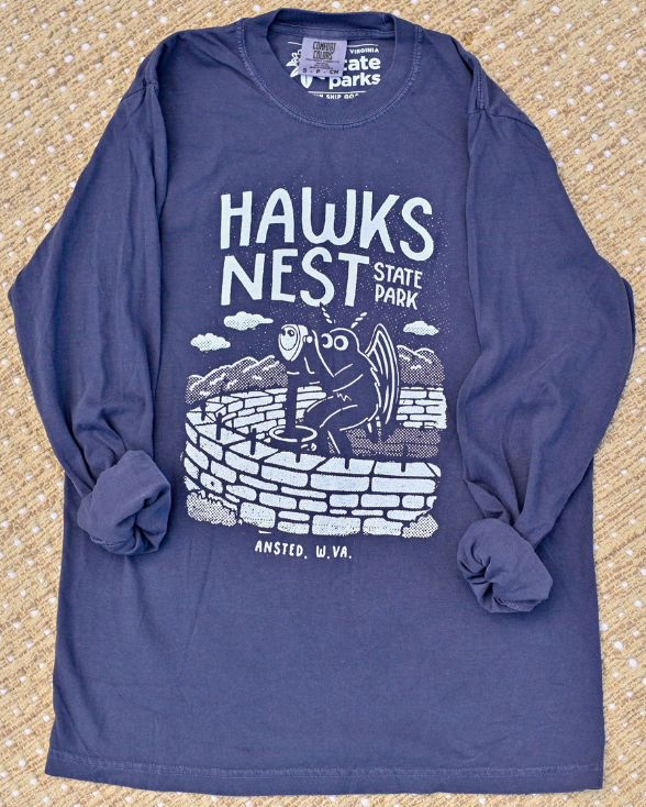 Mothman Creepin' in Hawks Nest State Park Long Sleeve * Season Special*