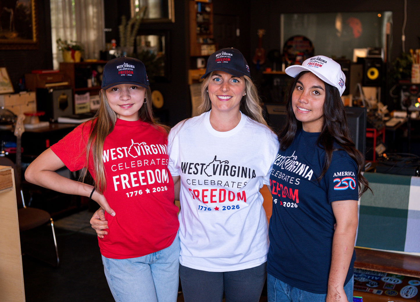 West Virginia Celebrates America's 250th T-shirt