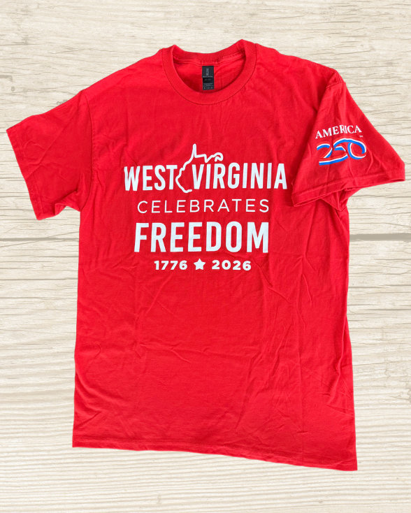 West Virginia Celebrates America's 250th T-shirt