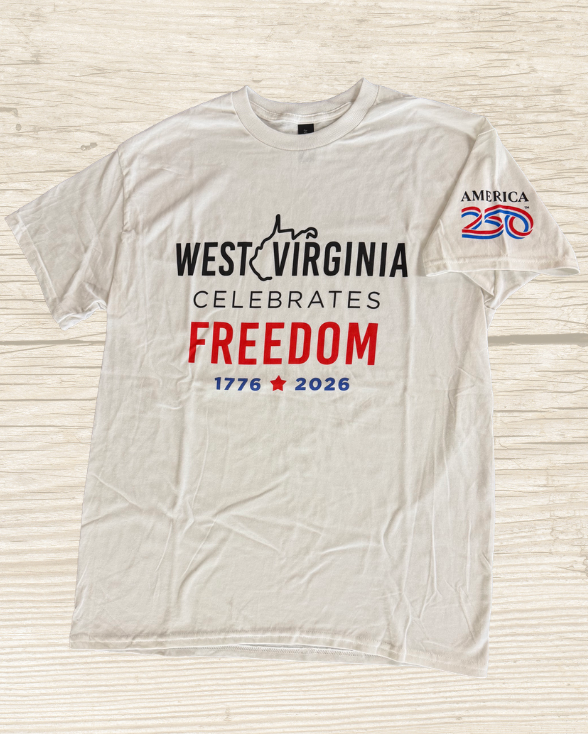 West Virginia Celebrates America's 250th T-shirt