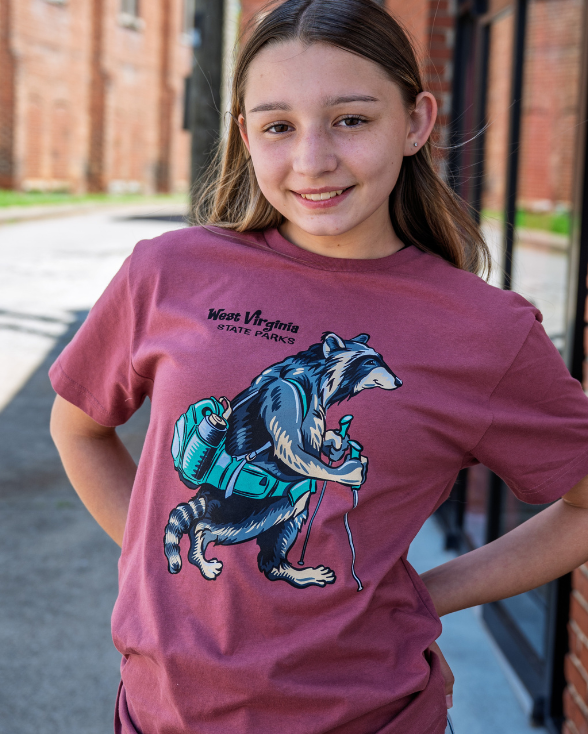 Raccoon Hiking Buddie T-Shirt