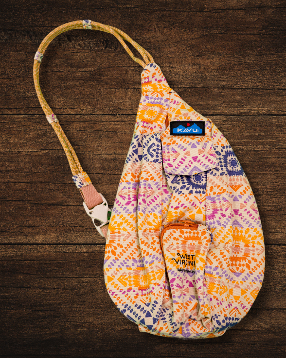 electric rain kavu bag Kavu Rope Sling Backpack – West Virginia State Parks
