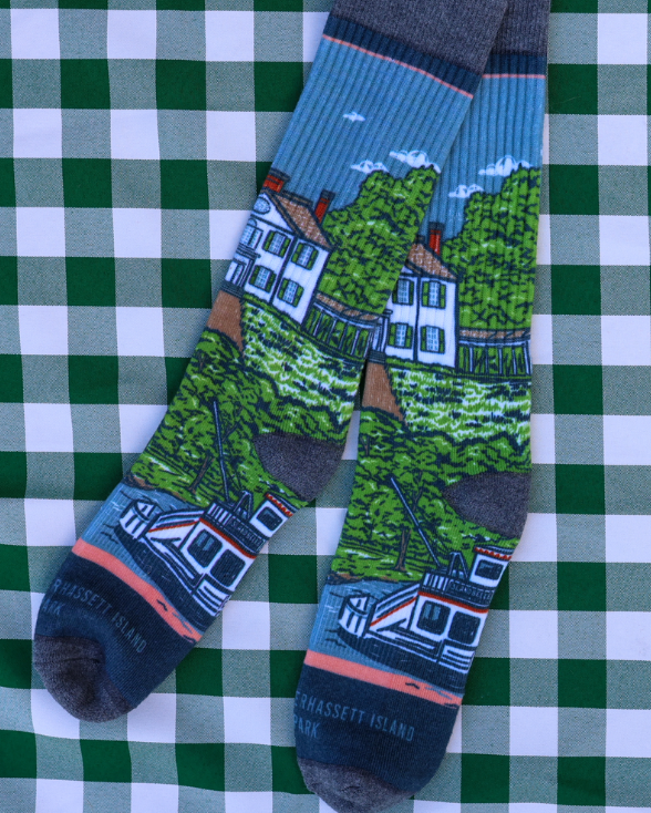 Blennerhassett Island Historical State Park Vintage Socks