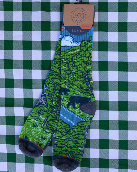 Chief Logan State Park Vintage Socks