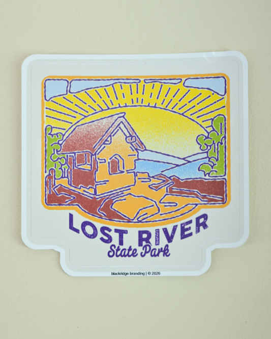 Window into Lost River State Park Sticker