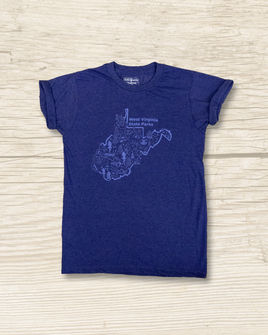 West Virginia Map Design T-Shirt
