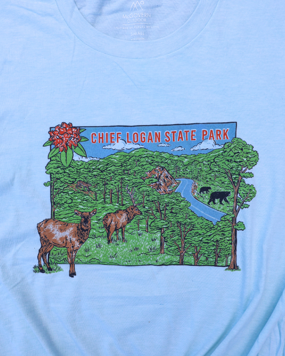Chief Logan State Park Vintage T-shirt