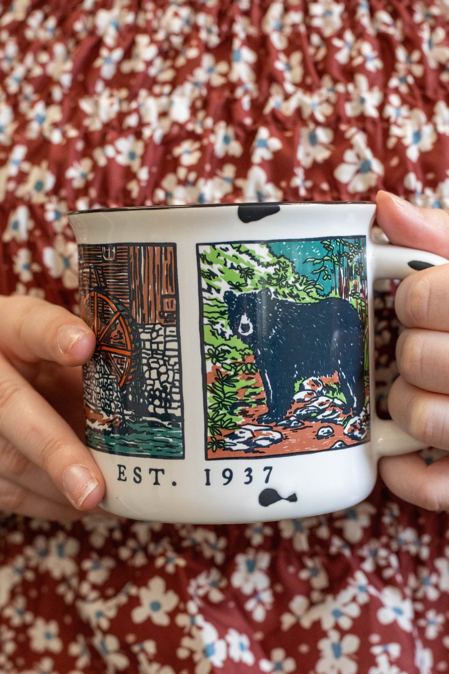 Babcock State Park Vintage Camping Mug
