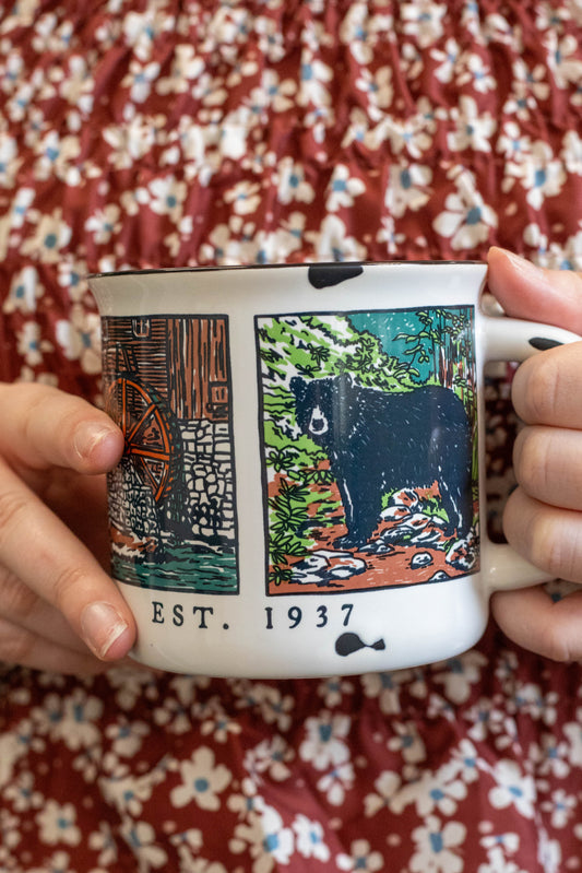 Babcock State Park Vintage Camping Mug