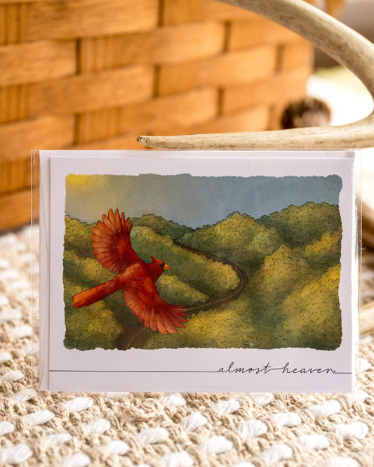 Cardinal Notecard