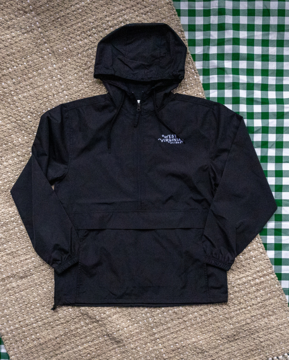 West Virginia Half-Zip Rain Jacket