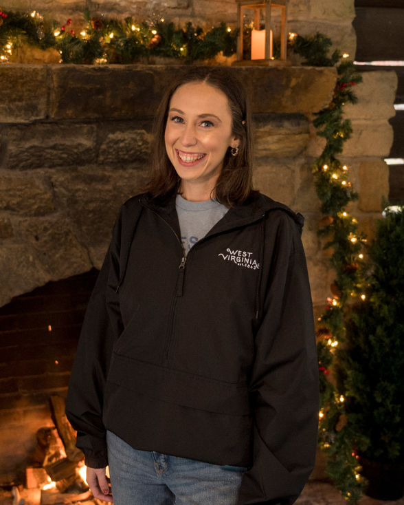 West Virginia Half-Zip Rain Jacket