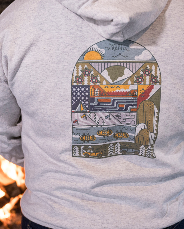 West Virginia Adventure Hoodie