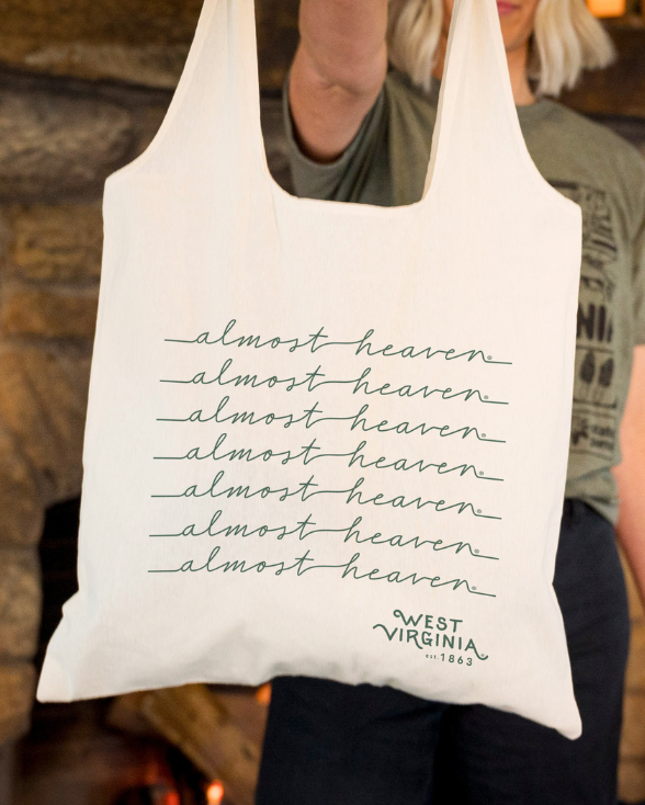 Almost Heaven Canvas Tote