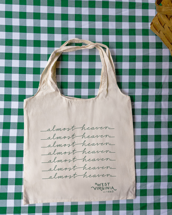 Almost Heaven Canvas Tote