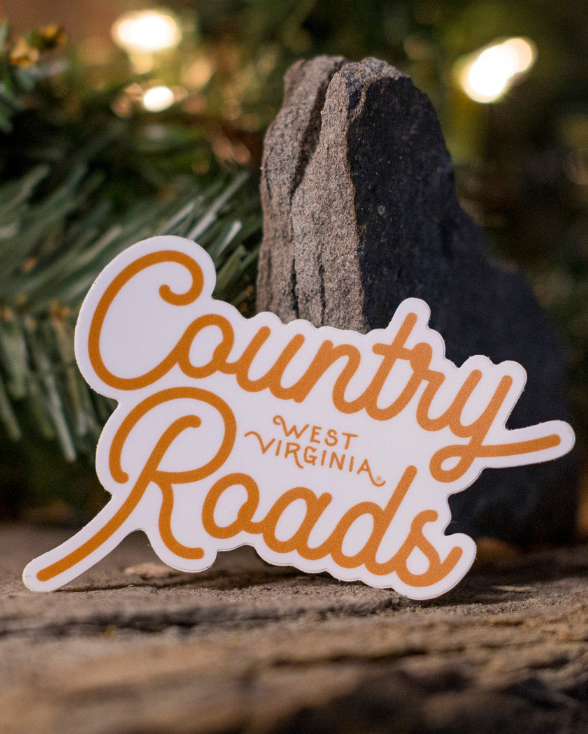 Country Roads Sticker