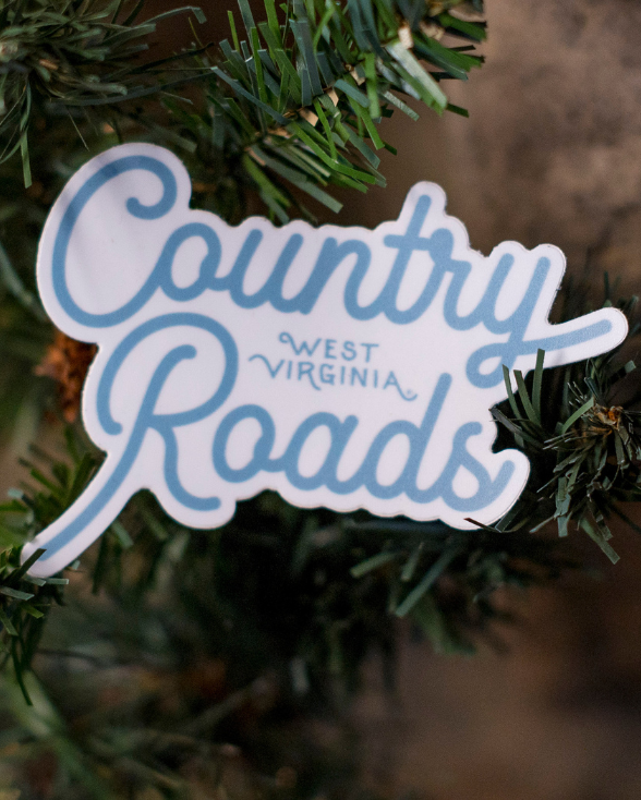 Country Roads Sticker