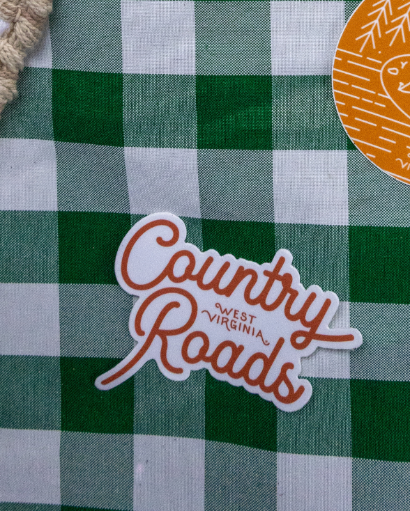 Country Roads Sticker